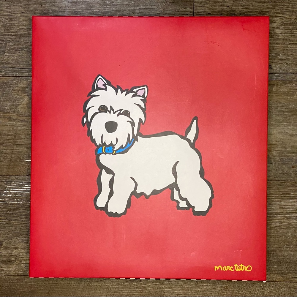 Marc Tetro WESTIE Dog Crossbody Purse / Card Holder Set New In Gift Box - Picture 2 of 12